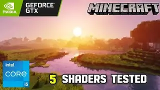 GTX 1650 4GB | Minecraft | 5 Shaders Tested (1.21)