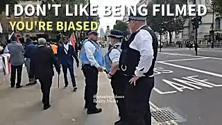 POLICE Think YouTubers Are Biased Filming In Public. 👀 #london #police #public 