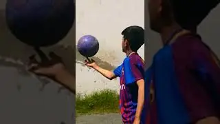 rotating ball on hand😈⚽⚽
