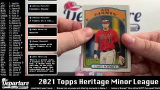 2021 Topps Heritage Minor League Baseball -- Pick Your Team