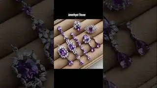 #newjewellery #beautiful #stylishjewellery #stones #bridaljewellery #amythest #partyjewellery