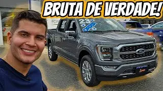 Ford F-150 Platinum 2023 - Tem V8 de Mustang e muito luxo para AGROBOYS