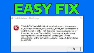 How To Fix Bad Image Error 0xc000012f in Windows