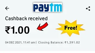 Minimum Redeem ₹1 Rupees !! Free Paytm Cash Earning App 2021 || how to earn money online #paytmcash