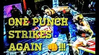 Veteran Fighter lands the perfect punch -  Ash 'One Punch' Gibson -V- Wes Oneil