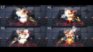 [Arknights] Bagpipe Skill 3 Mastery Comparison on GT-6