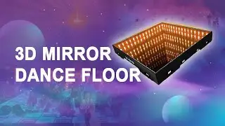 @topdanceledfloor9601  Cool Magnetic 3D Mirror&Matte Magnet Dance Floor in Show