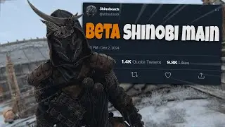 Being a shinobi main since the beta is so hard - honest gameplay 💀