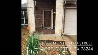 13052 Monte Alto Street Fort Worth, TX - Virtual Tour