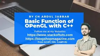 Basic Function of OPenGL with C++ Lec 3 in Urdu/Hindi