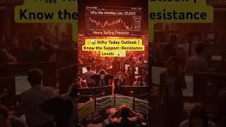 💥📊 Nifty Today Outlook | Know the Support&ndash;Resistance Levels 🔍📉 #shorts #nifty #predictions #news
