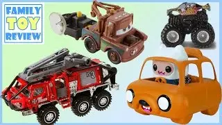 TOY TRUCKS - Matchbox FireTruck Disney Cars Action Agents Launcher, Monster Jam Mini, Funko Pop Jake