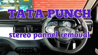 How to Remove | TATA Punch stereo pannel #howtoremove #musicsystem upgrading