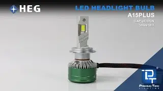 🚀HEG New Arrival A15PLUS -- 150W High Power Dual Copper Tube Aluminum Alloy Auto LED Headlight