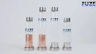 FUZE BOTTLE OFFICIAL LAUNCH VIDEO. WORLD'S FIRST GLASS BOTTLE WITH COPPER FILTER.