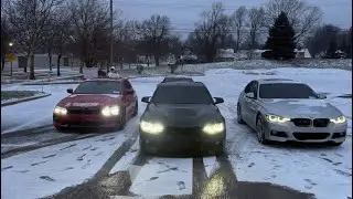 POV 3 F30s MOBBING THROUGH THE CITY 