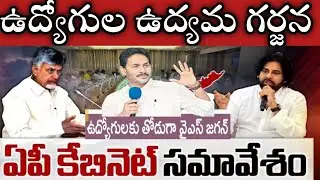 AP cabinet meeting AP employees teachers dharna AP EMPLOYEES DA IR PRC EHS BABU ELECTION MANIFESTO