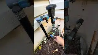 Additional steps to winterize your sprinkler + backflow preventer #sprinklers #sprinklersystem