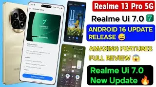 Realme 13 Pro Realme UI 7.0 Android 16 New Update Release | Realme 13 Pro Realme UI 7.0 New Features