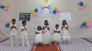 Praise Him Praise Him all ye little Children | Sunday School Action song