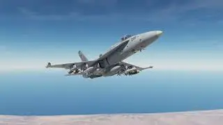 DCS World F/A-18C Hornet применение GBU 38 Полеты онлайн