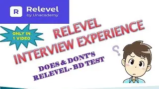 Relevel Interview Experience | Relevel Interview Planning & Strategy | How to crack Relevel?
