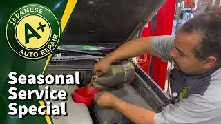 Сезонное специальное обслуживание | A Plus Japanese Auto Repair | Сан-Карлос