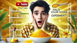 Haldi Ka Rang Kaise Badalta Hai? 😱 | Crazy Colour Change Experiment!