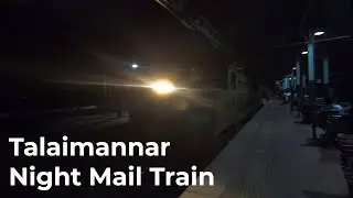 Talaimannar Night Mail Train Number 5067 in Sri Lanka Railways