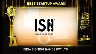 India 500 Startup Awards 2019 Winner India Signing Hands Pvt Ltd, India's Biggest Business Awards