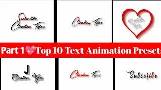 Top 10+🔥Alight Motion Text Animation Presets |AlightMotion Preset Download Free 10+ text presets