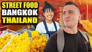 Street Food in Bangkok 🇹🇭 | Talad Phlu Market on Buddha Day | Thai Food Tour 2025