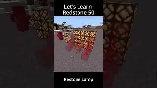 Redstone Lamp Uses | Let's Learn Redstone 50 | Minecraft Bedrock Redstone Tutorial