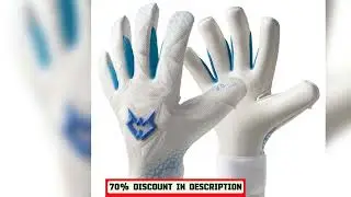 #WVVOU Soccer Goalie Gloves,breathable football gloves,with 4+3mm adhesive super grip latex palm
