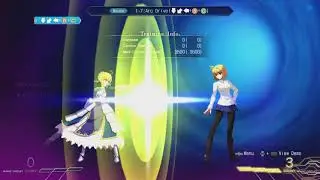 Saber Moveset Showcase! Specials/Buttons! Melty Blood: Type Lumina Saber Gameplay Combo Guide
