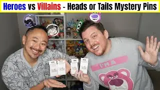 Disney Heroes vs Villains | Heads or Tails Mystery Pin Unboxing