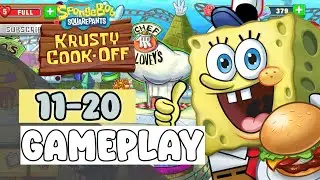 CHEF GLOVEY'S GLOVE WORLD Level 11-20 - SpongeBob: Krusty Cook-Off - Gameplay Walkthrough