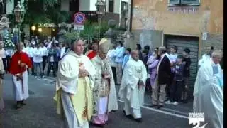 Ardesio processione apparizione Antenna 2 TV 230609