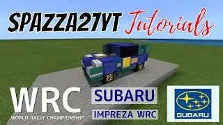 Minecraft Subaru Impreza WRC Rally Car Tutorial