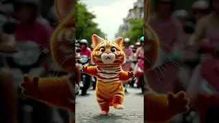 My Cute Cat in Hanoi &mdash; Traffic Shock. #3danimation #cutecat