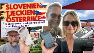 Husbil &ouml;ver 3,5 ton i Europa 🇸🇮🇦🇹🇨🇿 | V&aring;ra misstag, boxar & 3 h&auml;rliga campingar