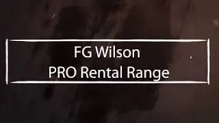 PRO Rental Product Promo | #fgwilson Authorised Dealer - Stuart Group Ltd