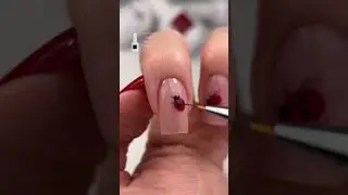 Ladybug nails #nailstutorial #nails #manicure