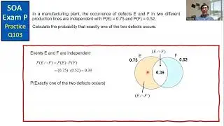SOA Exam P Practice Q103