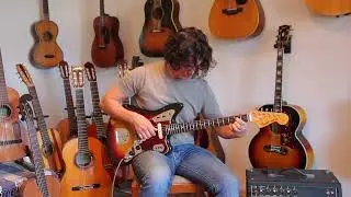 Fender Jaguar 1963 Sunburst - cool sounding and all original Pre-CBS Jaguar with original hard case