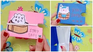 Crafting  a Paper mask holder So easy, Cute and Durable
