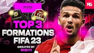 The 'TOP 3' Best Formations in FIFA 23 Ultimate Team Right Now... + Best Custom Tactics/Instructions