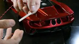How To mount Lights for Traxxas Ford GT by Polo Creations RC - Remotely Controled (separate video)