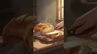 Baking Bread in the Quiet Glow of Morning  #asmr #animation #baking #morningbreakfast