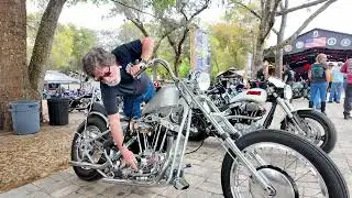 Andrew Leibman Daytona Garage Build Bike Show | DK Interviews